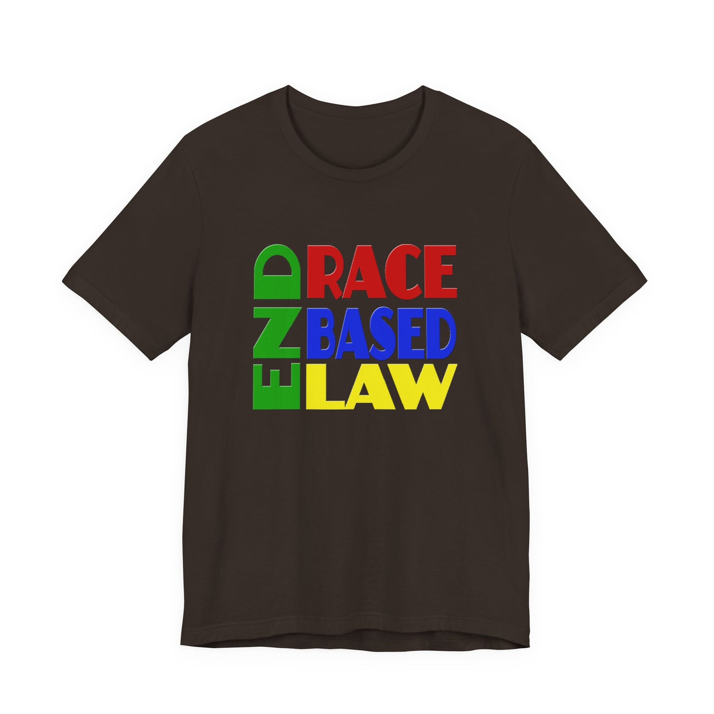 END RACE BASED LAW Crayon Colours T-Shirt Short Sleeve