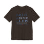 END RACE BASED LAW Canada Slim Blue T-Shirt Short Sleeve