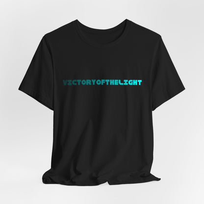 Victory Of The Light  Blue Banner T-Shirt Short Sleeve