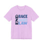 END RACE BASED LAW Blue T-Shirt Short Sleeve