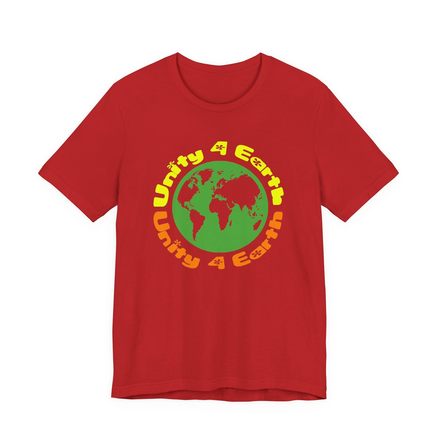 Unity 4 Earth Green Yellow T-Shirt Short Sleeve