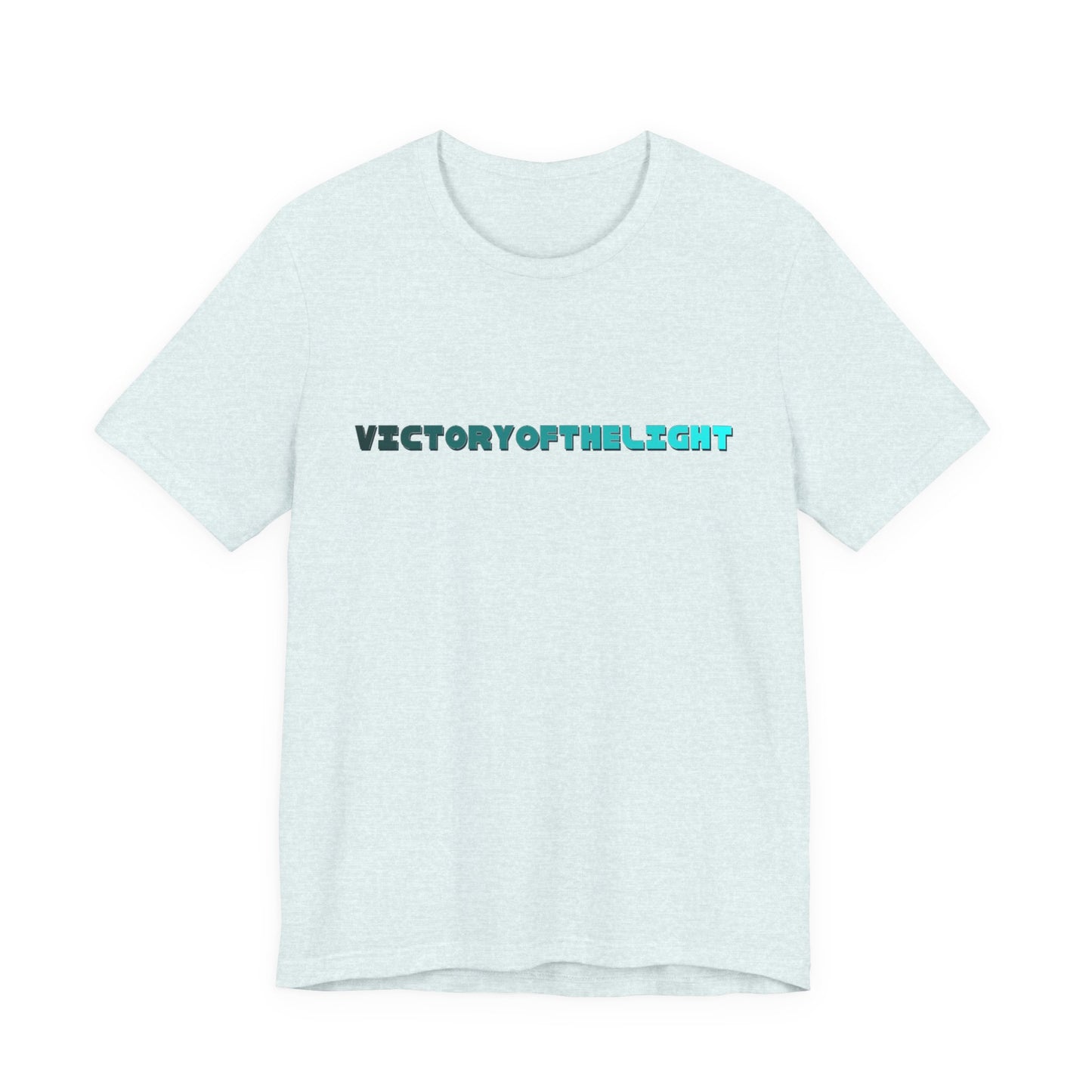 Victory Of The Light  Blue Banner T-Shirt Short Sleeve