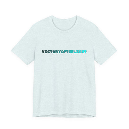 Victory Of The Light  Blue Banner T-Shirt Short Sleeve