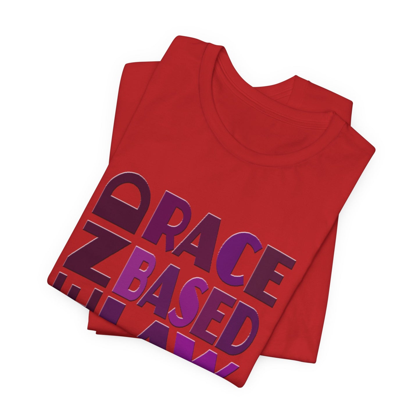 END RACE BASED LAW Purple T-Shirt Short Sleeve