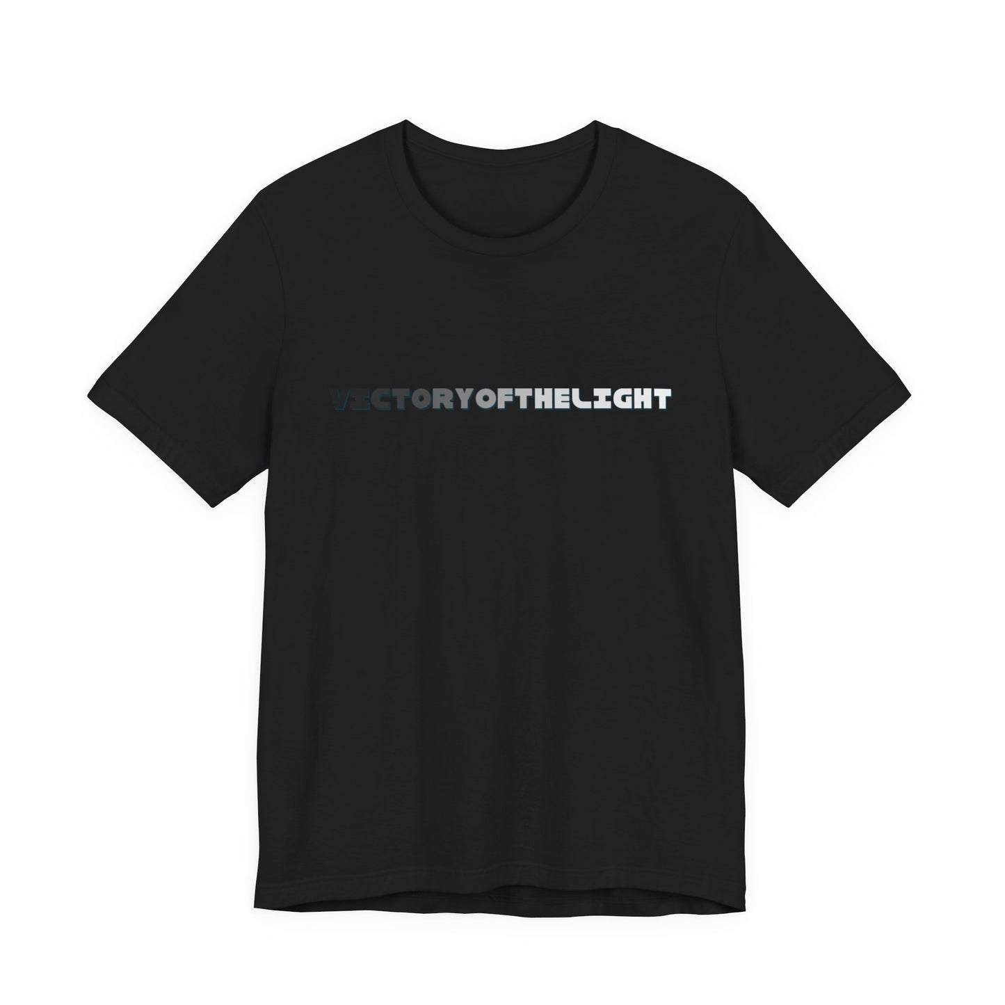 Victory Of The Light Grey Banner T-Shirt Short Sleeve