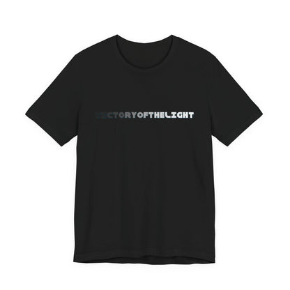 Victory Of The Light Grey Banner T-Shirt Short Sleeve