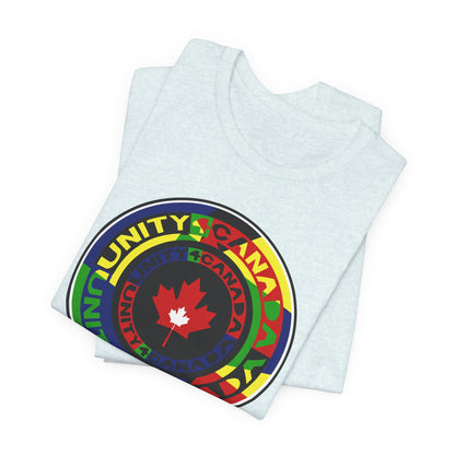 Unity 4 Canada Multi Colour T-Shirt Short Sleeve
