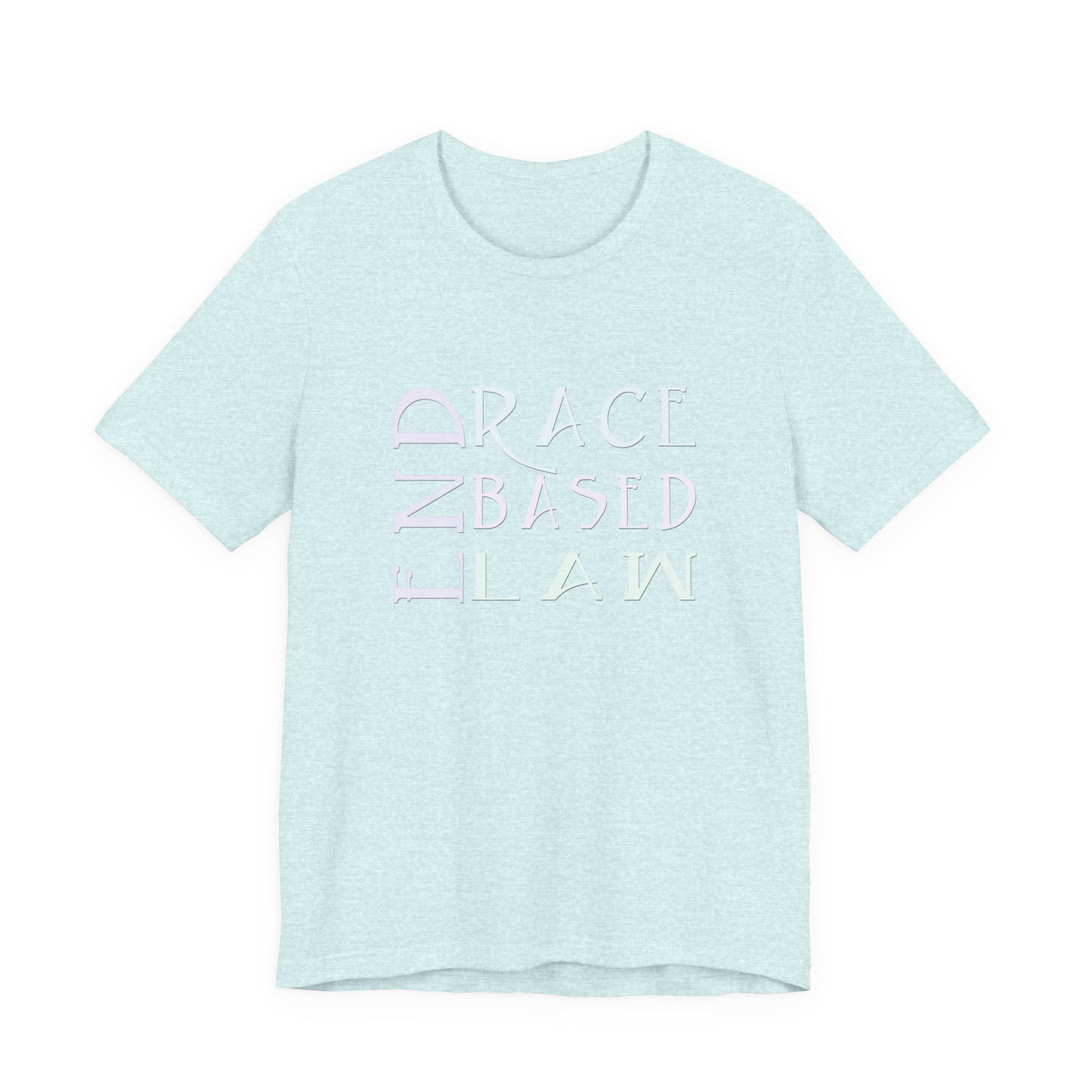 END RACE BASED LAW  Slim Pastel T-Shirt Short Sleeve