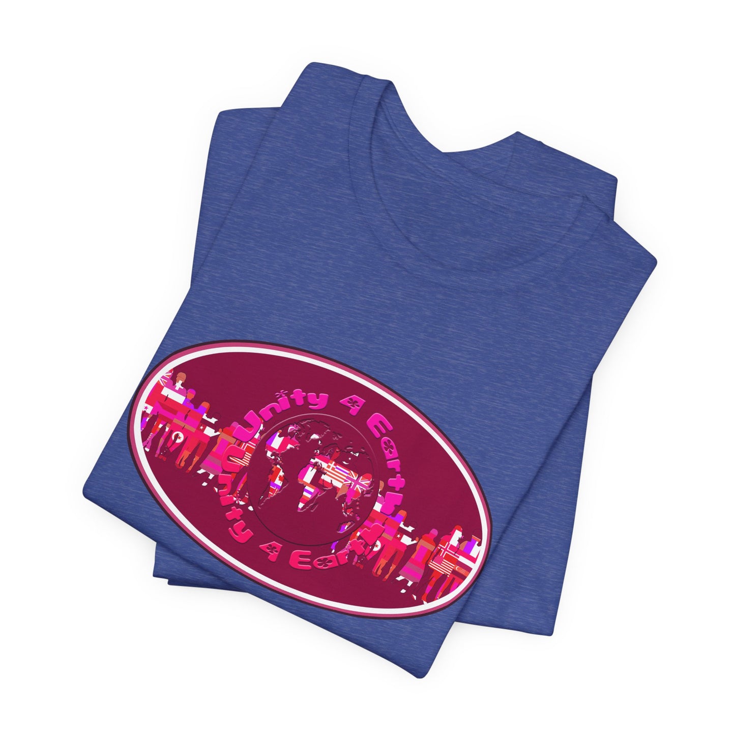 Unity 4 Earth Oval T-Shirt Short Sleeve