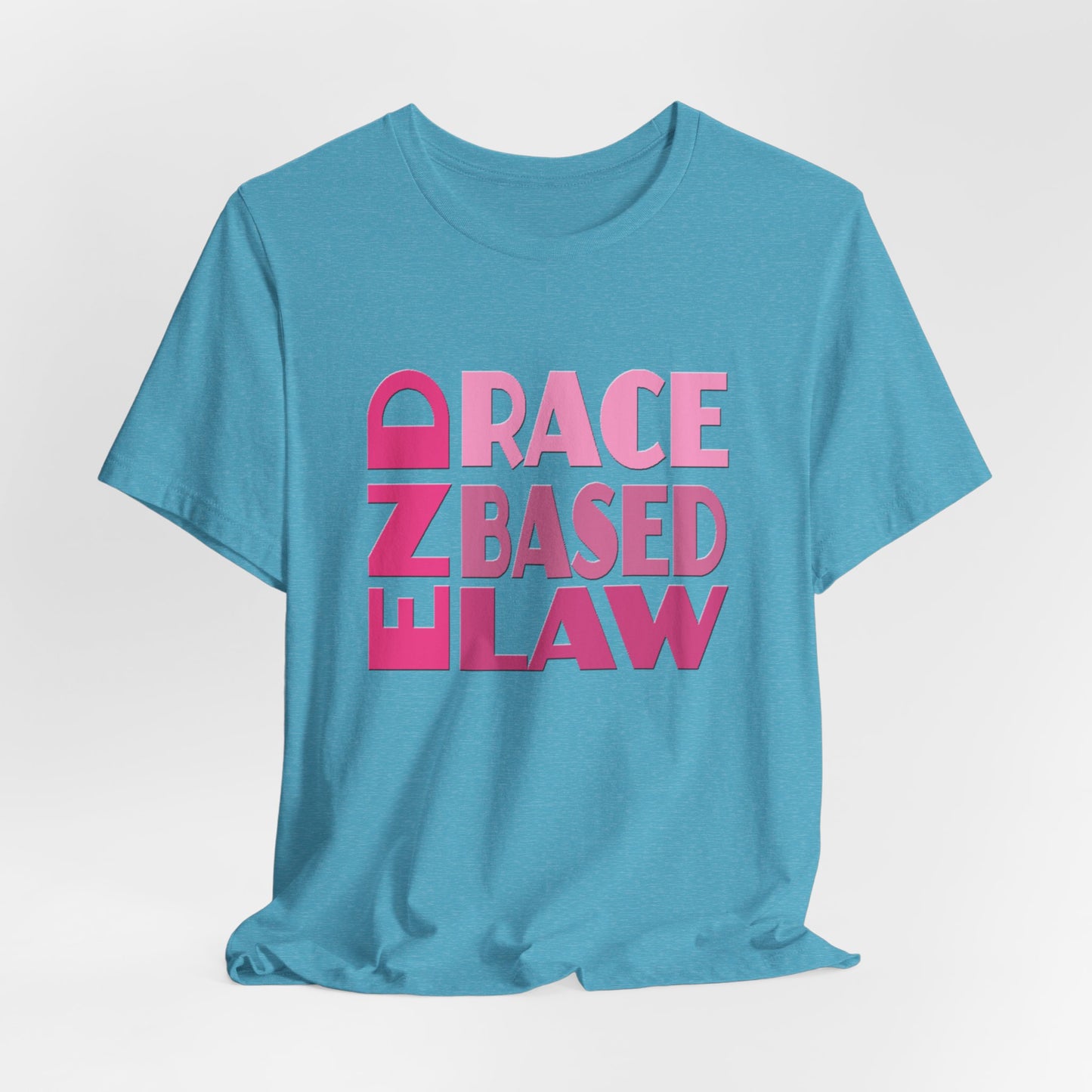END RACE BASED LAW Pink T-Shirt Short Sleeve