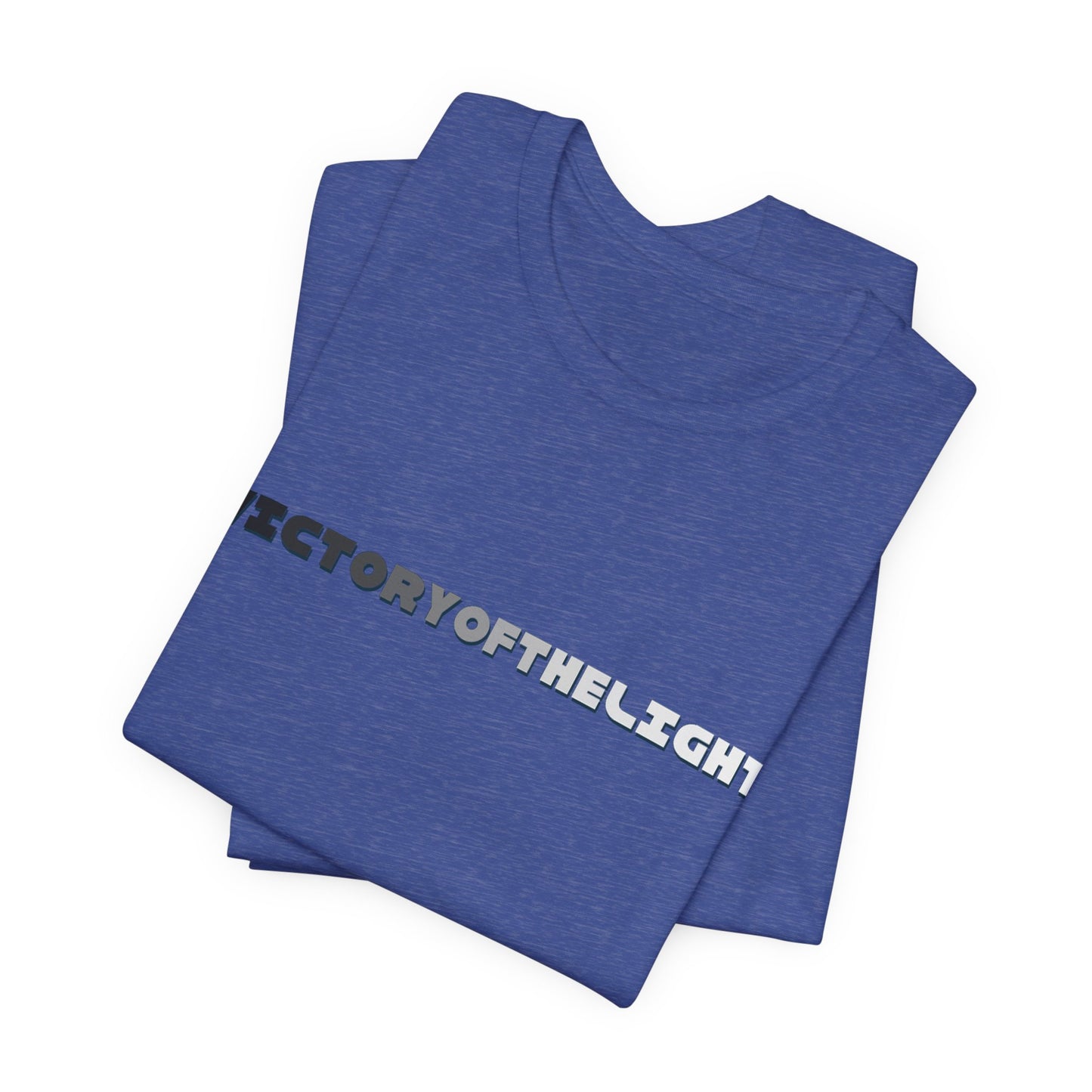 Victory Of The Light Grey Banner T-Shirt Short Sleeve