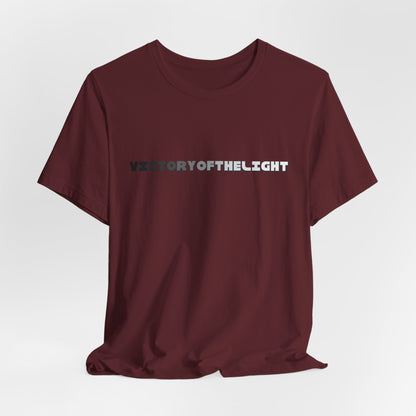 Victory Of The Light Grey Banner T-Shirt Short Sleeve