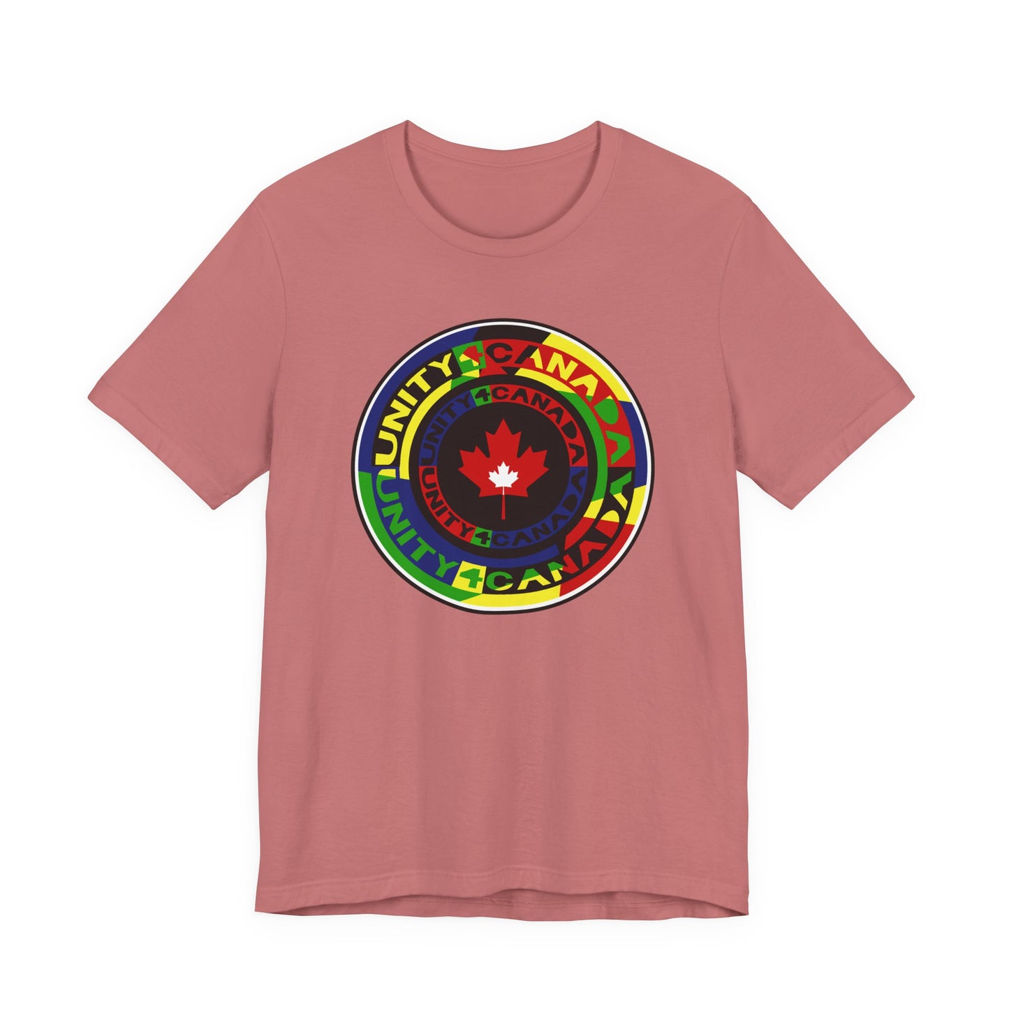 Unity 4 Canada Multi Colour T-Shirt Short Sleeve