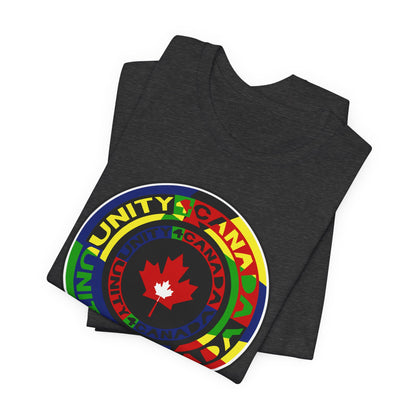 Unity 4 Canada Multi Colour T-Shirt Short Sleeve