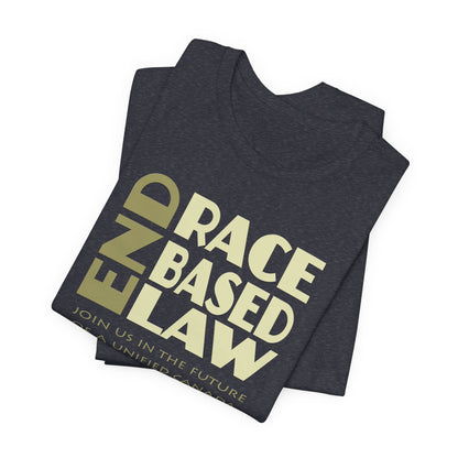 END RACE BASED LAW Canada Beige T-Shirt Short Sleeve
