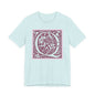 Q Scroll Wine T-Shirt Short Sleeve