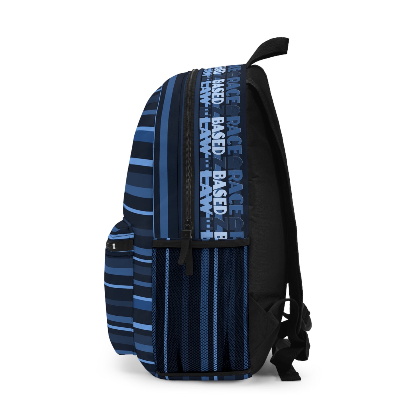 END RACE BASED LAW Blue Backpack