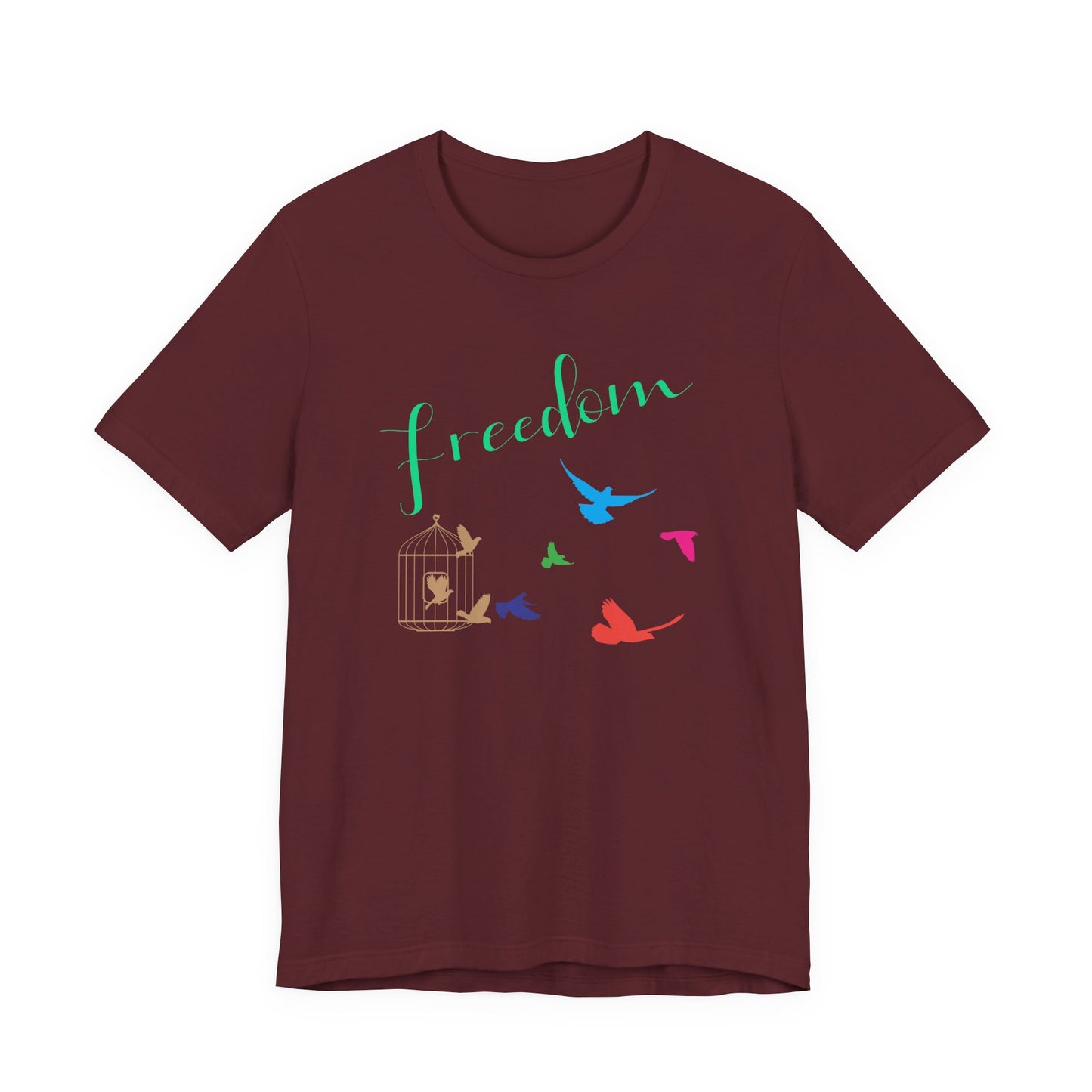 Freedom Birds T‑Shirt Short Sleeve