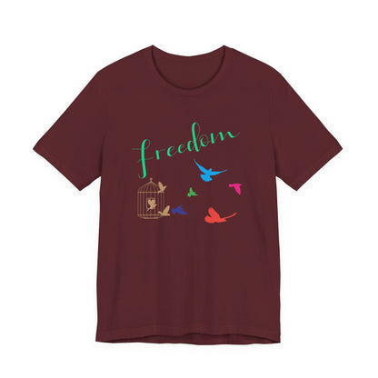Freedom Birds T‑Shirt Short Sleeve