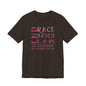 END RACE BASED LAW Canada Slim Pink T-Shirt Short Sleeve