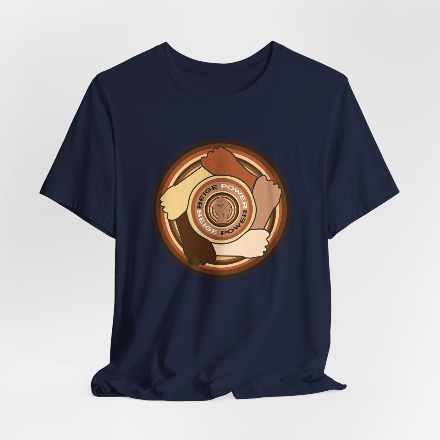 Beige Power T-Shirt Short Sleeve
