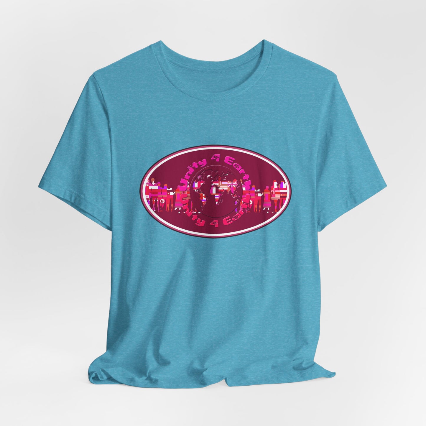 Unity 4 Earth Oval T-Shirt Short Sleeve