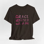 END RACE BASED LAW Slim Pink T-Shirt Short Sleeve