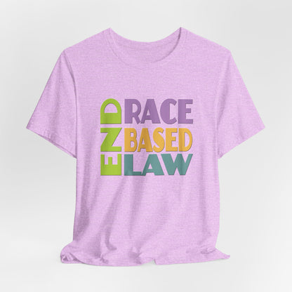 END RACE BASED LAW Pastel T-Shirt Short Sleeve