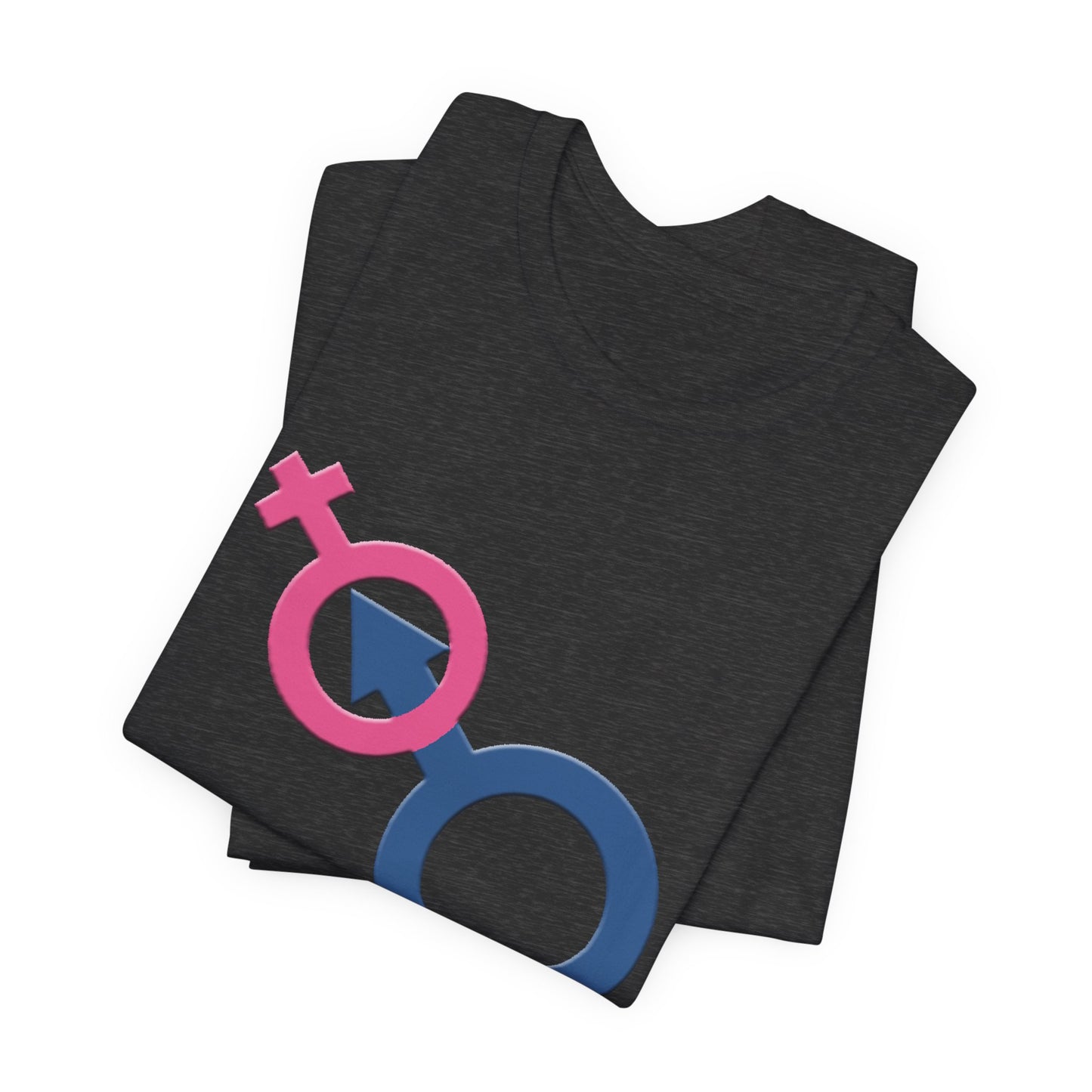 Man In Woman T-Shirt Short Sleeve
