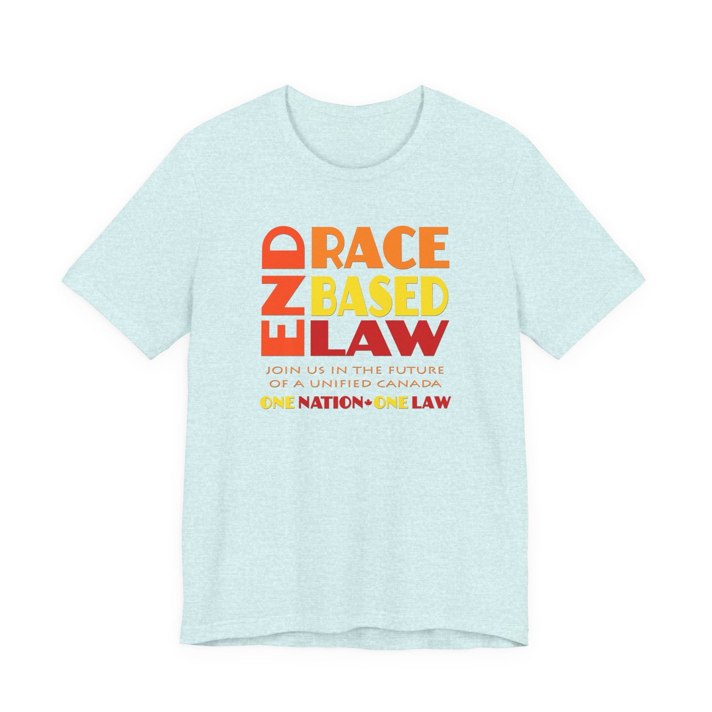 END RACE BASED LAW Canada Sunset T-Shirt Short Sleeve