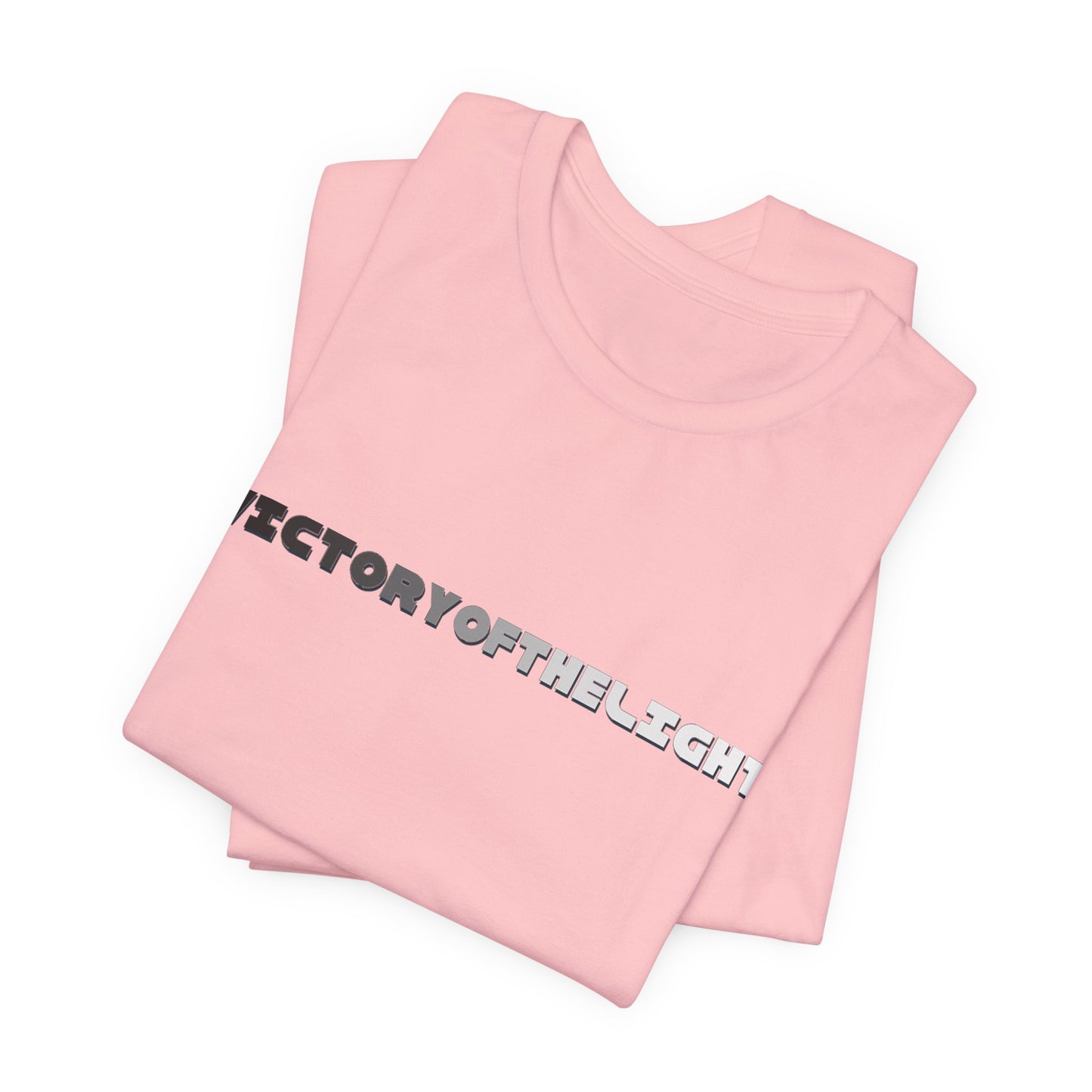 Victory Of The Light Grey Banner T-Shirt Short Sleeve