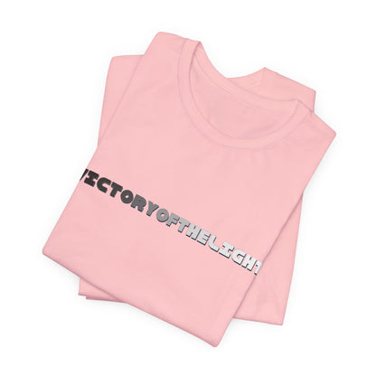 Victory Of The Light Grey Banner T-Shirt Short Sleeve
