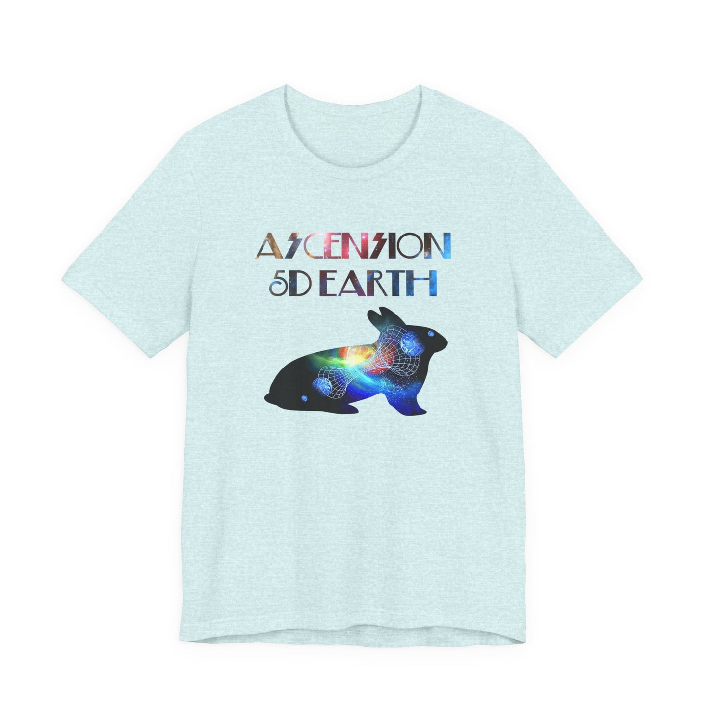 Ascension 5D Earth Rabbit T-Shirt Short Sleeve