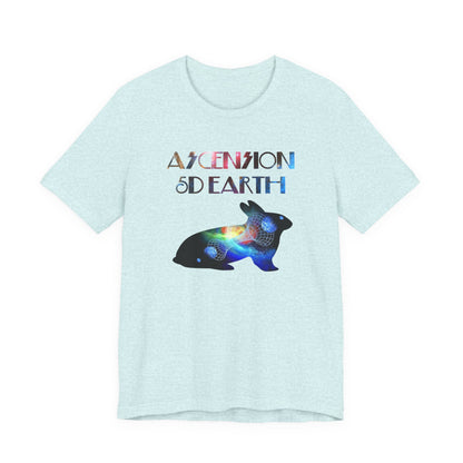 Ascension 5D Earth Rabbit T-Shirt Short Sleeve