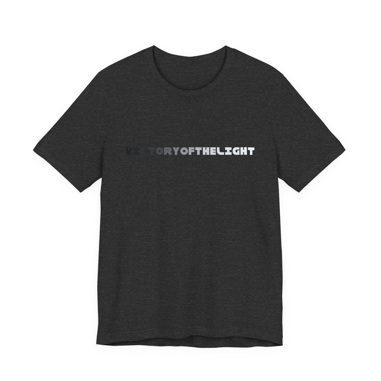 Victory Of The Light Grey Banner T-Shirt Short Sleeve