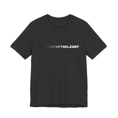 Victory Of The Light Grey Banner T-Shirt Short Sleeve