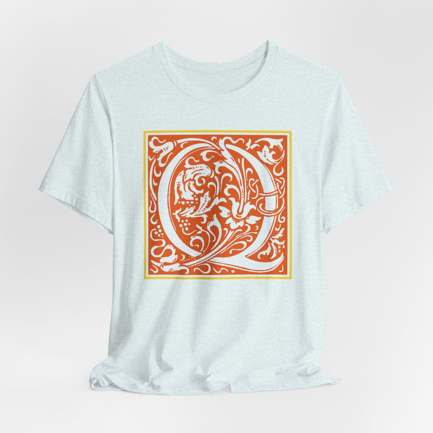 Q Scroll Orange T-Shirt Short Sleeve