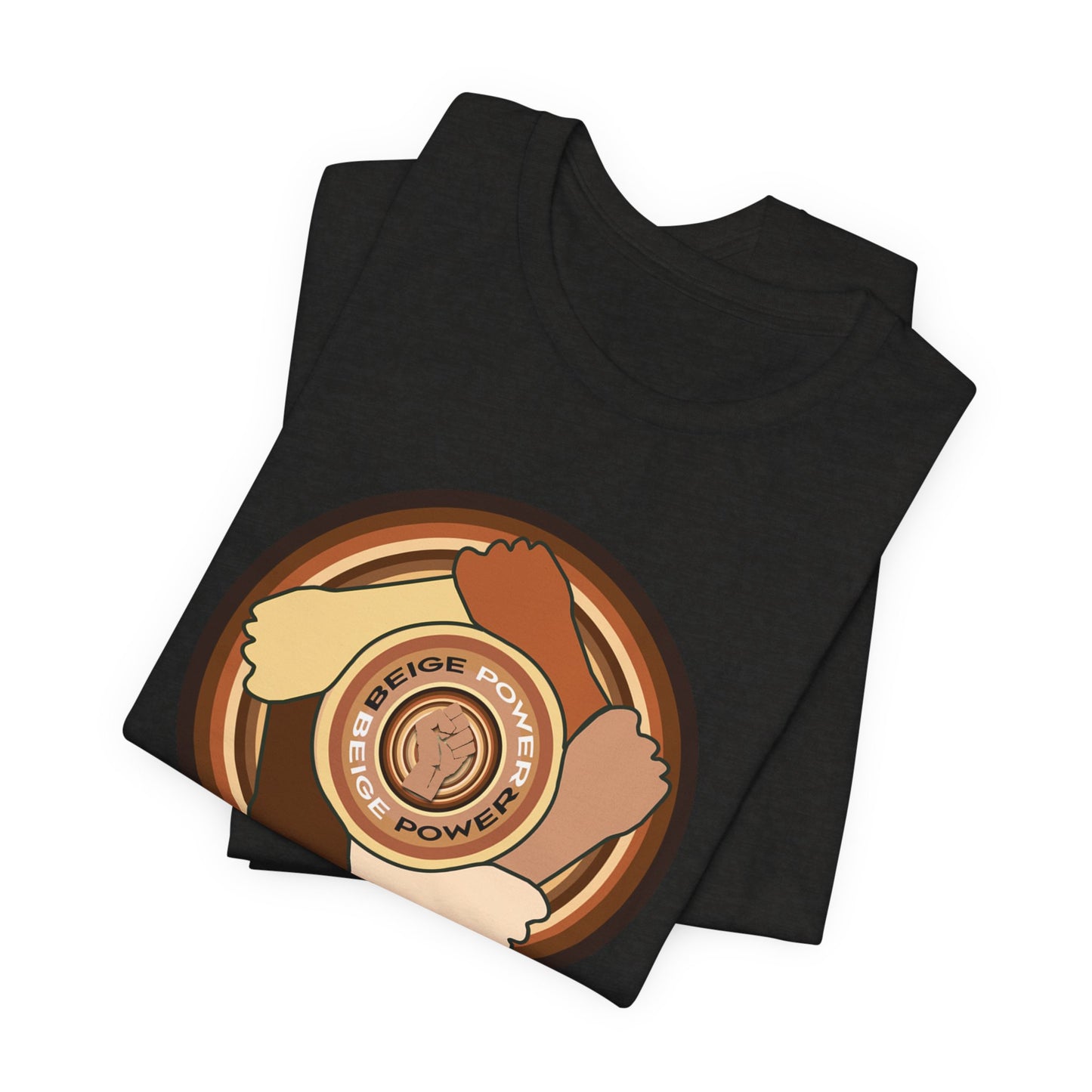 Beige Power T-Shirt Short Sleeve