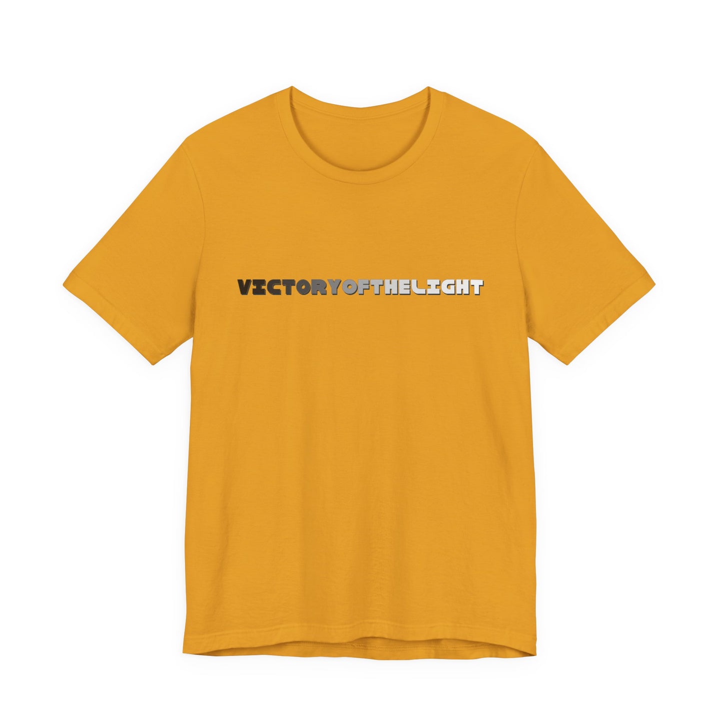 Victory Of The Light Grey Banner T-Shirt Short Sleeve