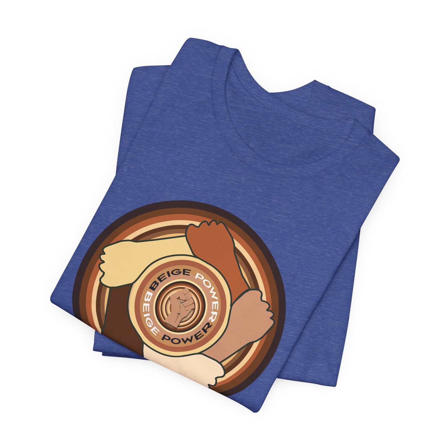 Beige Power T-Shirt Short Sleeve