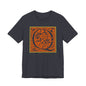 Q Scroll Orange T-Shirt Short Sleeve