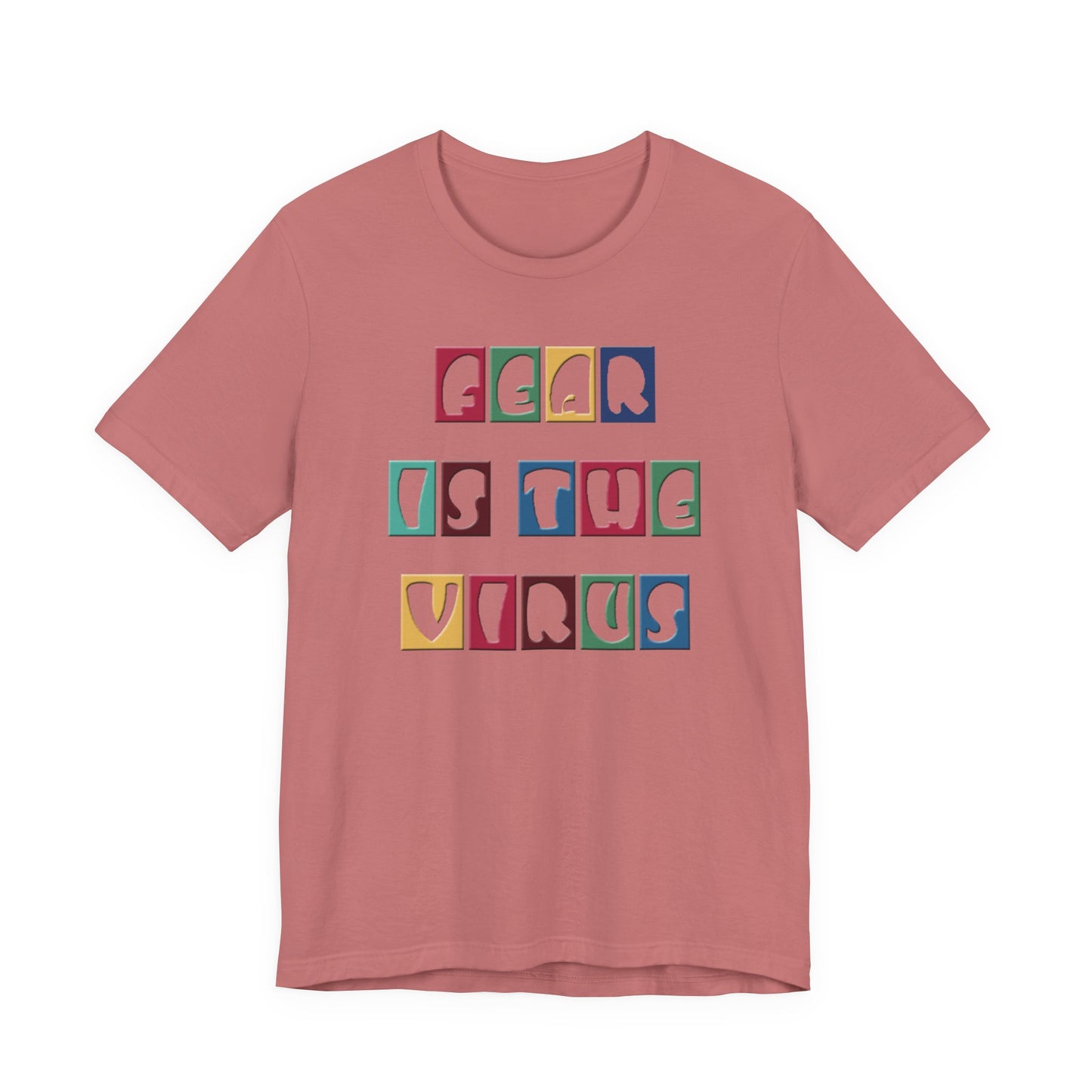 Fear Is The Virus 8 Multi Colour T-Shirt Short Sleeve
