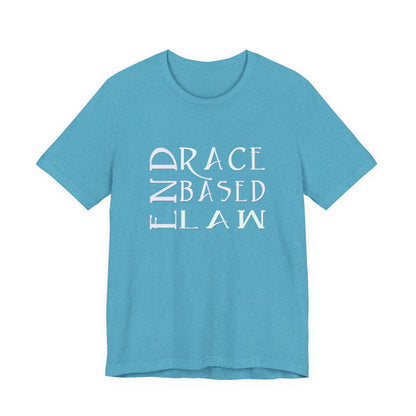 END RACE BASED LAW  Slim Pastel T-Shirt Short Sleeve