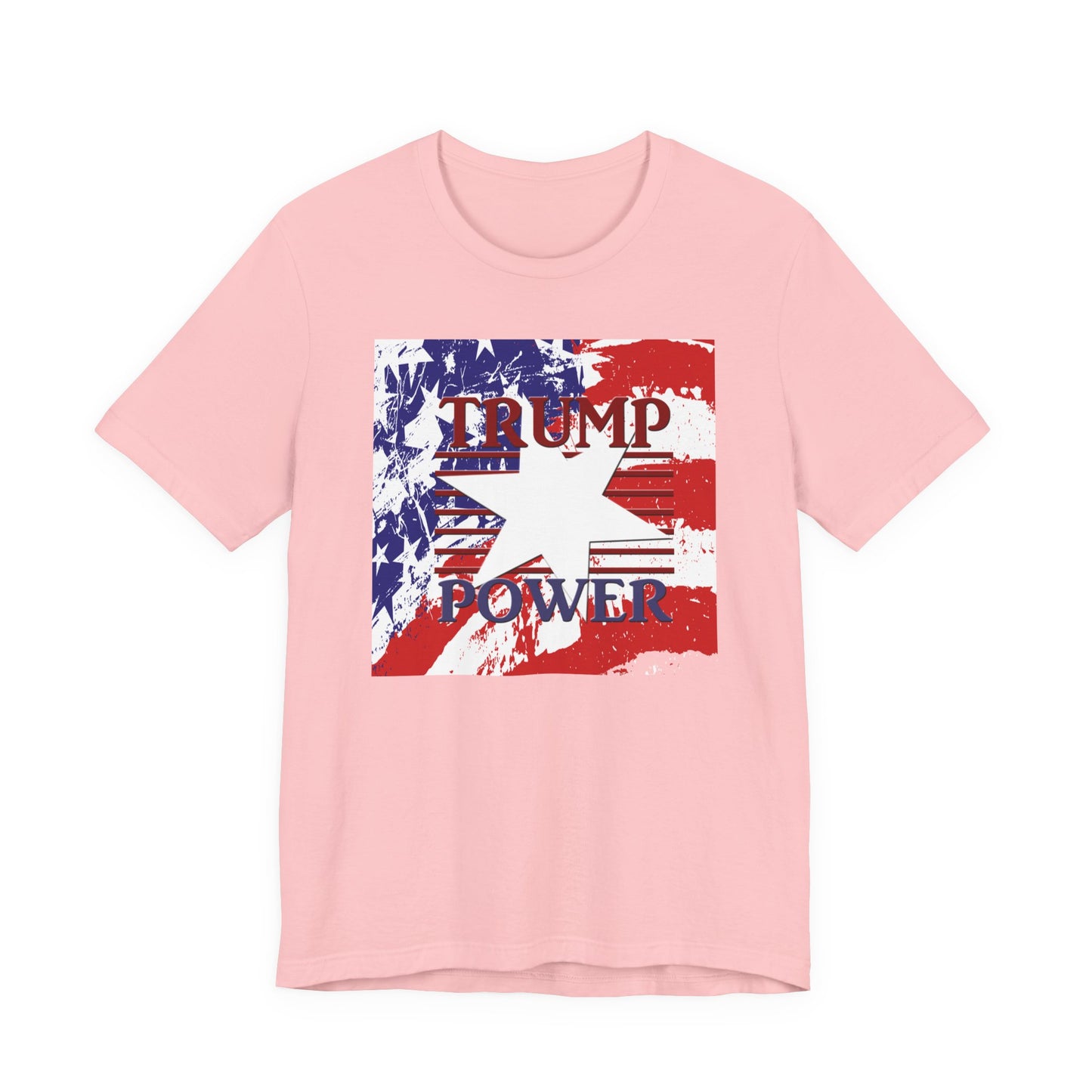 TRUMP POWER Stars and Stripes T-Shirt Short Sleeve