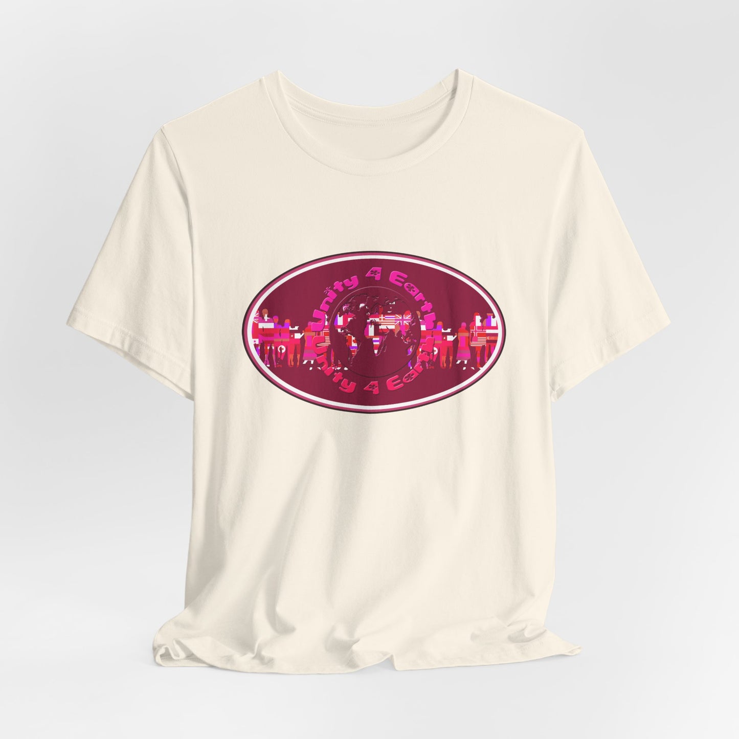 Unity 4 Earth Oval T-Shirt Short Sleeve