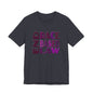 END RACE BASED LAW Purple T-Shirt Short Sleeve