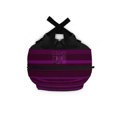 END RACE BASED LAW Purple Backpack