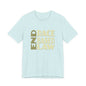 END RACE BASED LAW Beige T-Shirt Short Sleeve