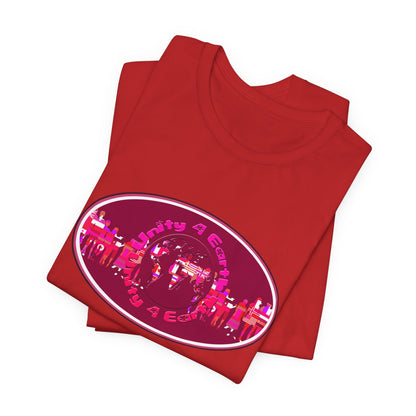 Unity 4 Earth Oval T-Shirt Short Sleeve