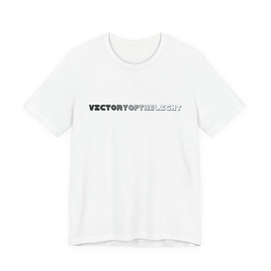 Victory Of The Light Grey Banner T-Shirt Short Sleeve